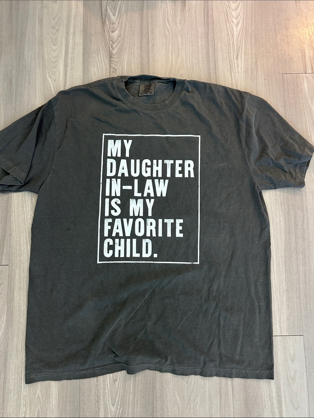 Black Graphic Kids Tee - 'My Daughter In-Law Is My Favorite Child'